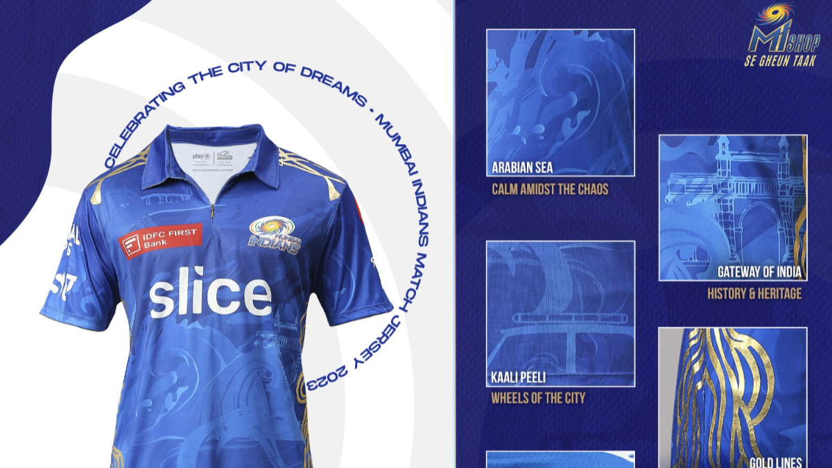 Mumbai indians best sale replica jersey